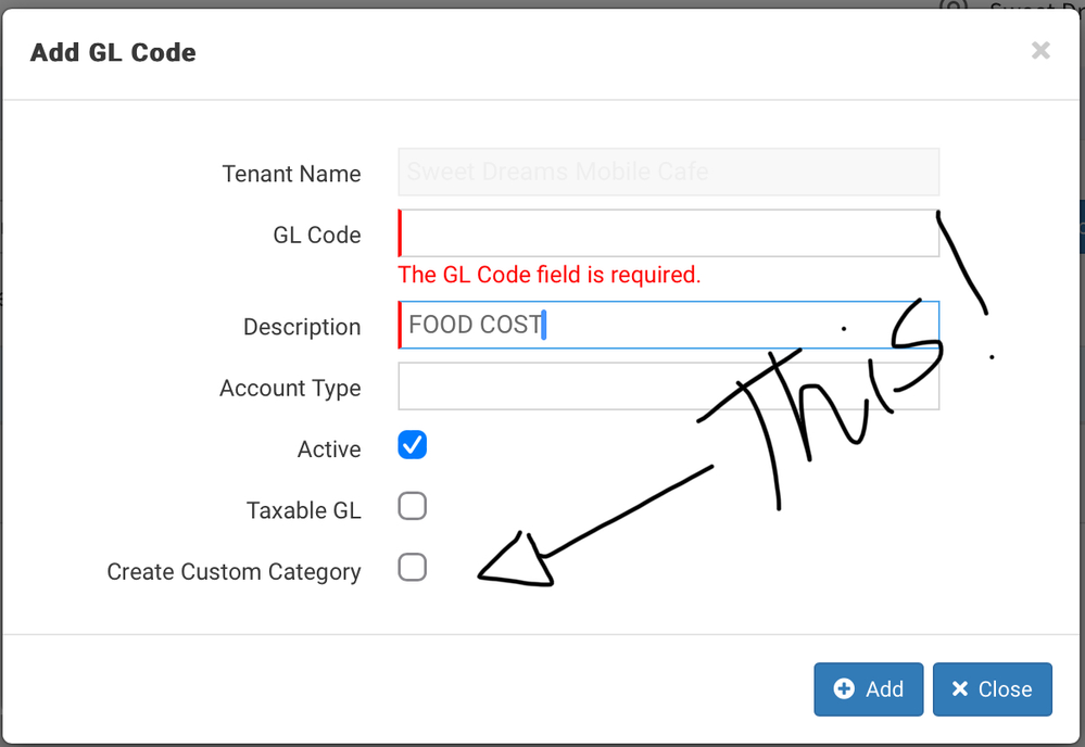 xtraCHEF by Toast - Tenant GLCode.png